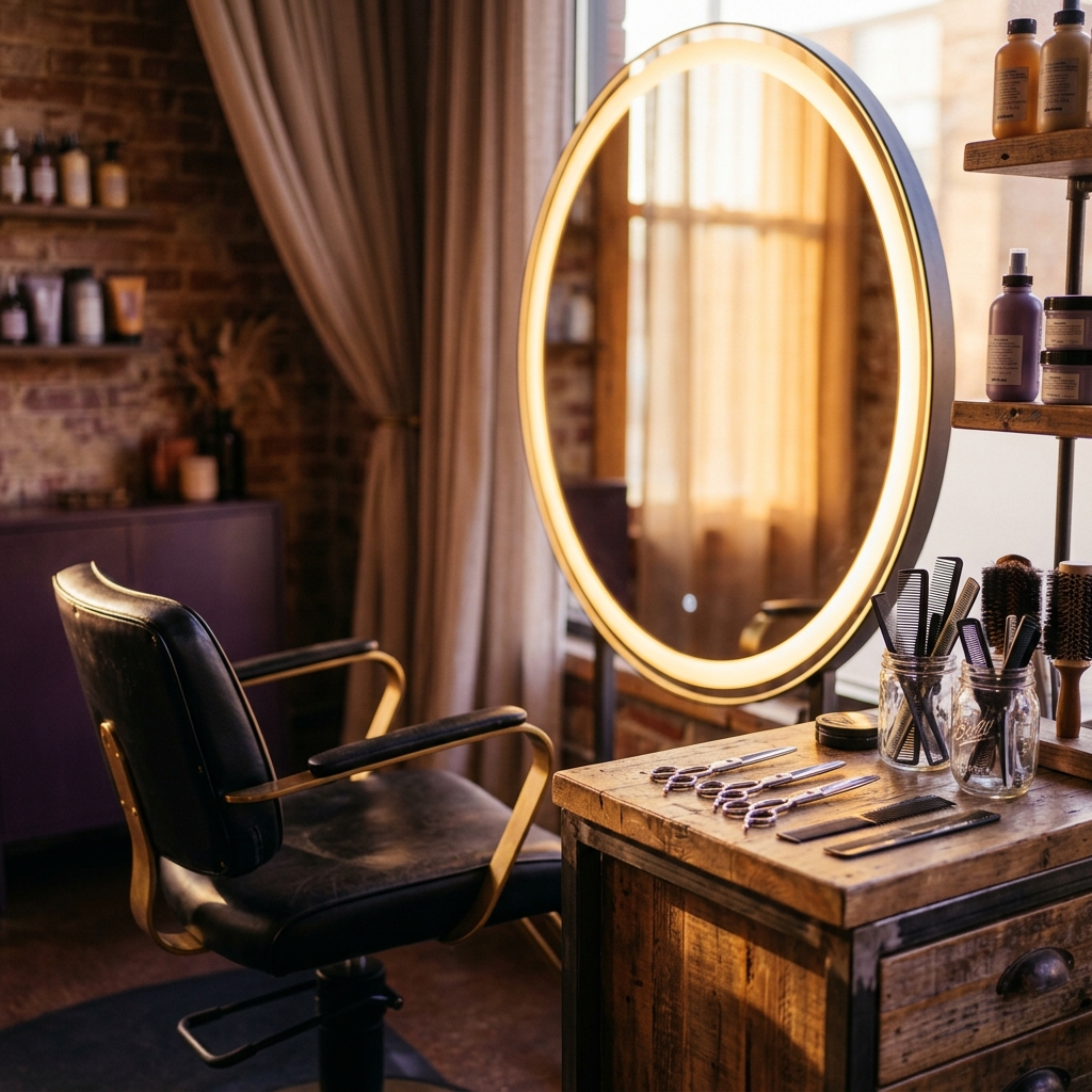 Photo salon de coiffure